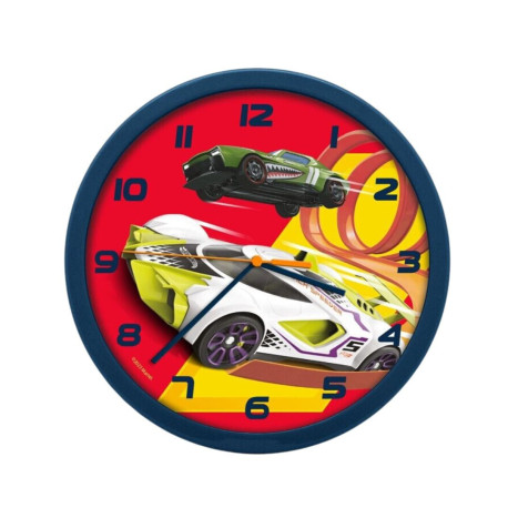 Horloge murale - Hot Wheels - Rose - 18 cm