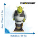 Figurine en carton Shrek debout la main sur la hanche -Haut 170 cm