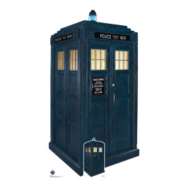 Figurine en carton Tardis Police - Doctor Who - Haut 173 cm
