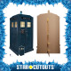 Figurine en carton Tardis Police - Doctor Who - Haut 173 cm