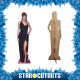 Figurine en carton Taylor Swift - Robe Glamour - Chanteuse Américaine - Haut 95 cm