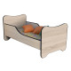 Lit et Matelas - Lit Enfant Bois - Happy Kitty - 160 x 80 cm