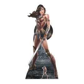 Figurine géante en carton Wonder Woman H 184 cm Movie Graphic Artwork