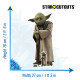 Figurine en carton – Yoda - Star Wars - Haut 76 cm