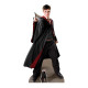 Figurine en carton taille réelle Harry Potter debout avec baguette magique, en uniforme de Griffondor Film Harry Potter 170 CM