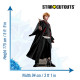 Figurine en carton taille réelle Ron Weasley en uniforme de Griffondor avec baguette magique, Film Harry Potter 175 CM