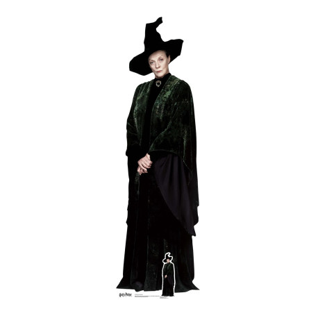 Figurine en carton taille réelle Professeur McGonagall Harry Potter 189 CM