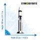 Figurine en carton Fusée de l'espace Rocket USA -Haut 186 cm