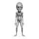Figurine en carton Extraterrestre Alien de l'espace debout couleur grise -Haut 90 cm