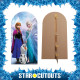 Figurine en carton Passe tête Anna et Elsa et Olaf Reine des neiges Disney -Haut 188 CM