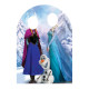 Figurine en carton Passe tête enfant Anna et Elsa Reine des neiges Disney H 123 CM