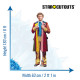 Figurine en carton - Doctor Who - Colin Baker - Haut 183 cm