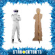 Figurine en carton Le Stig les bras croisés- Série Top Gear -Haut 188 cm