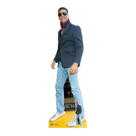 Figurine en carton - Akshay Kumar Style Casual - Acteur Bollywood - Haut 181 cm