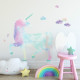 Stickers - Galaxy Unicorne - Hauteur 92.71 cm