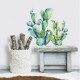 Stickers - Cactus Verts Fluorescents - Hauteur 22,9 cm