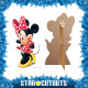 Figurine en carton taille réelle Minnie Mouse disney H 100 CM