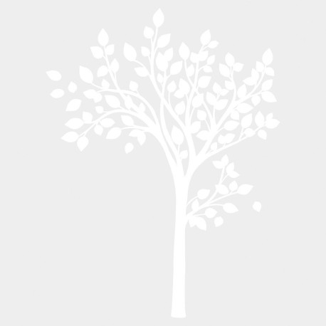 Stickers - Arbre Blanc - Hauteur 92.71 cm