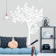 Stickers - Arbre Blanc - Hauteur 92.71 cm