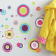 Stickers - Points Multicolores - Hauteur 45,7 cm