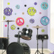 Stickers - Peace & Love - Hauteur 45,7 cm