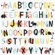 Stickers - Alphabet Tribal - Hauteur 22,9 cm