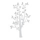 Stickers - Arbre Gris - Hauteur 92.71 cm