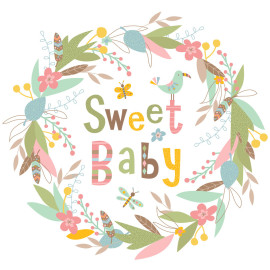 Stickers - Sweet Baby - Hauteur 49.53 cm