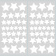 Stickers - Etoiles Blanches - Hauteur 22,9 cm