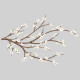 Stickers - Branches De Fleurs Blanches - Hauteur 45,7 cm