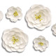 Stickers - Branches De Fleurs Blanches - Hauteur 45,7 cm