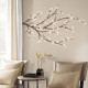 Stickers - Branches De Fleurs Blanches - Hauteur 45,7 cm