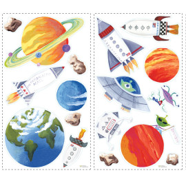 Stickers - Espace Extra-Atmosphérique - Hauteur 45,7 cm