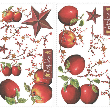 Stickers - Les Pommes - Hauteur 45,7 cm