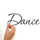 Stickers - Dance, Chant, Amour - Hauteur 22,9 cm