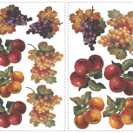 Stickers - Récolte De Fruits - Hauteur 45,7 cm