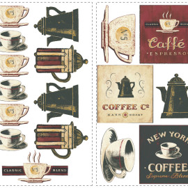 Stickers -Maison A Café - Hauteur 45,7 cm