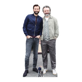 Figurine en carton - David Tennant Et Michael Sheen - Haut 179 cm