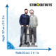 Figurine en carton - David Tennant Et Michael Sheen - Haut 179 cm