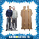 Figurine en carton - David Tennant Et Michael Sheen - Haut 179 cm