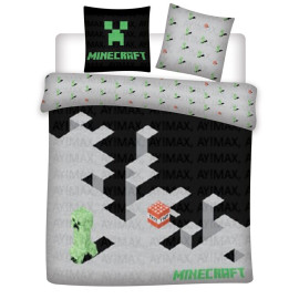 Parure de lit réversible Minecraft - 240x220 cm