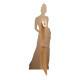 Figurine en carton - Deepika Padukone Mini - Sari - Actrice Bollywood - Haut 93 cm