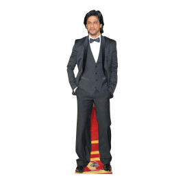 Figurine en carton - Shah Rukh Khan Mini - Cheveux Longs - Acteur Bollywood - Haut 91 cm