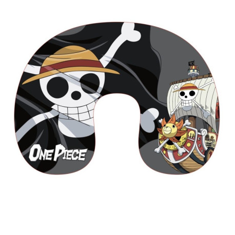 Coussin Tour de Cou - One Piece - Bateau Et Tête De Mort