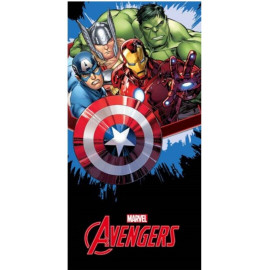 Serviette De Plage - Avengers - Tous Les Personnages - 70x140 cm