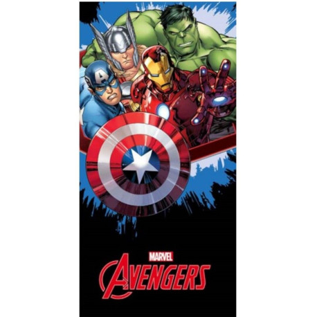 Serviette De Plage - Avengers - Tous Les Personnages - 70x140 cm