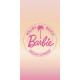 Serviette de plage - Logo Barbie - 70 cm x 140 cm