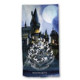 Serviette de plage - Harry Potter - Blason - Hogwarts- - Ecole - 70x140 cm