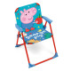 Chaise pliante avec accoudoirs - Peppa Pig - Rose Et Bleu