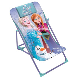 Chaise longue pliante - La Reine Des Neiges - Anna, Elsa, Olaf